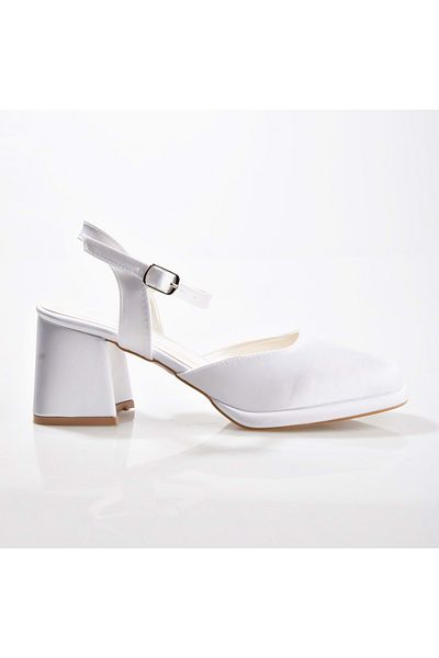 ERDAL KOÇYİĞİT AYAKKABI Ek Merve 8525 Women's Thick Heeled Shoes