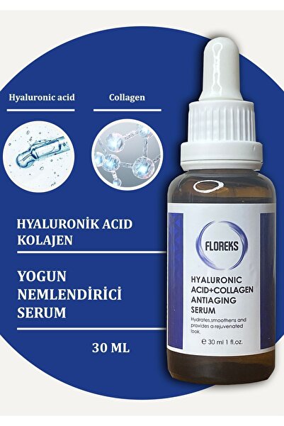 FLOREKS سيروم العناية بالبشرة بحمض الهيالورونيك المرطب 30 مل