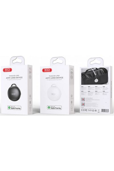 REDz Accessories XO-LP03 Location Device, AirTag Anti-Lost, 1 Year Battery, Find My Compatible, White