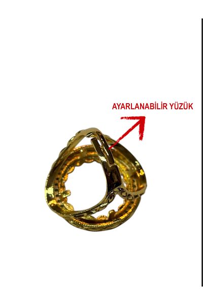 stainless steell Sultan 22 Sterling Adjustable Ring