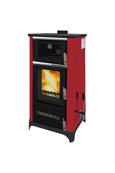 THERMALL T-25 Dşk Dikey Şömine Fırınlı Kalorifer Kazanı (25.000 Kcal/h - 29 Kw) (pompa, Açık Imbisat Tankı)