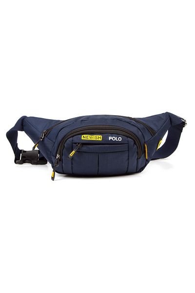 Newish Unisex Impertex Fabric USB Port Waterproof Shoulder and Waist Bag with Cross Strap