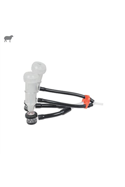 Melasty Süt Sağma Makinesi Koyun Sağım Takımı Kauçuk Bağlantı Hortumlu (Silik...