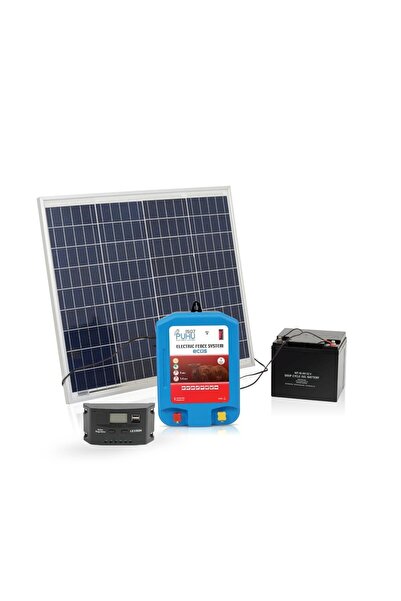 Puhu1507 Puhu Ecos Eko Güneş Enerjili Elektrikli Çit Cihazı (8 Joule) (60W Pa...