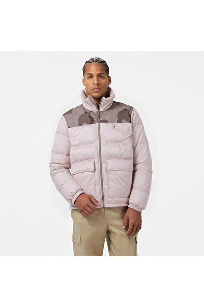 Converse Classic Erkek Dik Yaka Siyah Şişme Mont