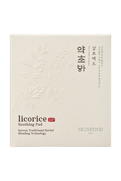 SKINFOOD Natural Herb Licorice Shoothing pad 60ea
