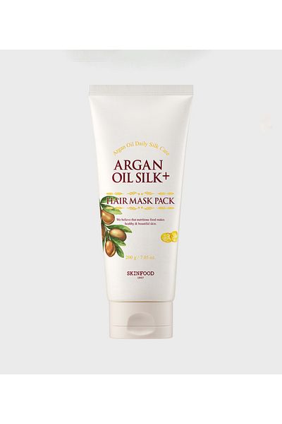 SKINFOOD Argan Oil Silk Plus Hair Mask Pack