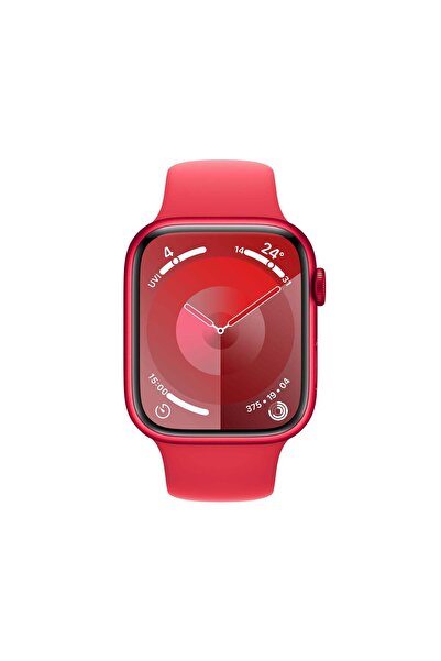 Apple Watch Series 9 GPS 45mm (PRODUCT)RED Aluminium Case with (PRODUCT)RED Sport Band - M/L