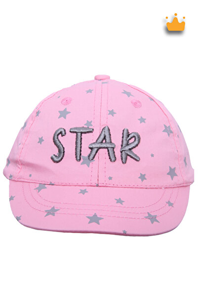 Kitti 1-4 роки 46 см Дівчинка Дитина Зірка Регульована шапка з застібкою Капелюх Кашкет Роза Y91004