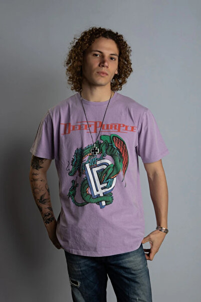 Overdrive ''deep Purple Dragon'' Regular Fit T-shirt