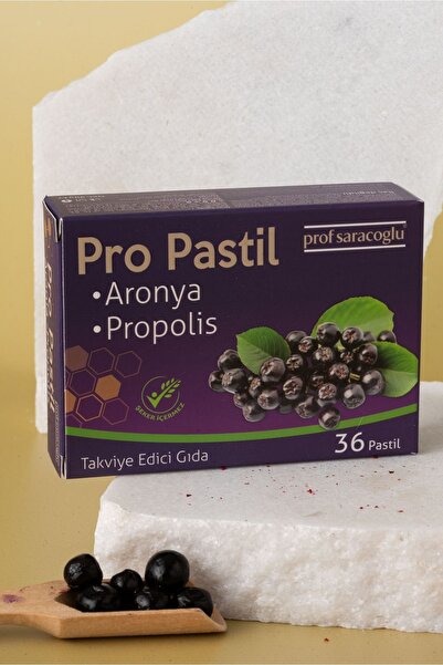 prof saracoglu Pro Pastil 36'lı (ARONYA & PROPOLİS)