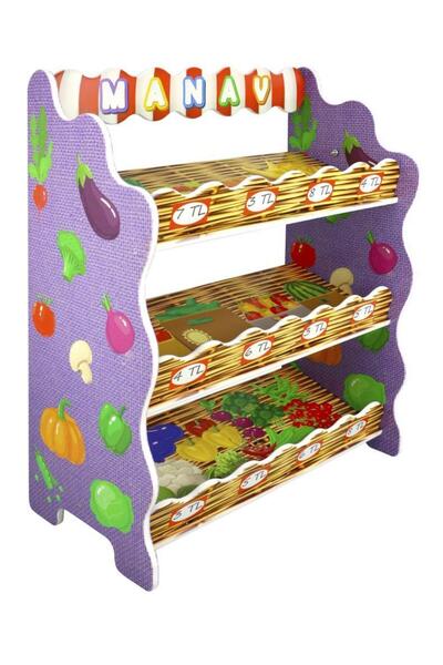 Edutoys Ahşap Mini Manav Köşesi
