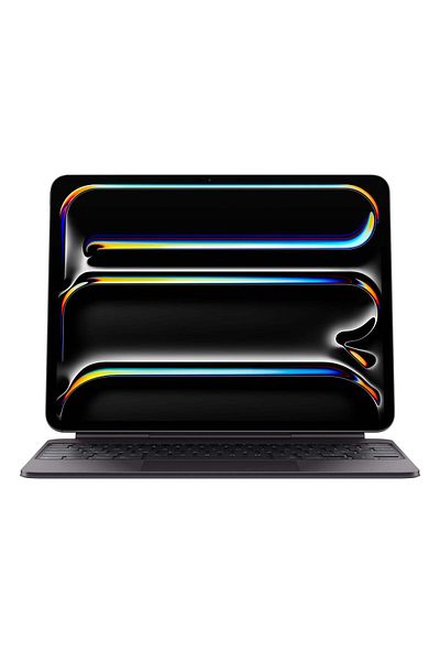 Apple لوحة مفاتيح سحرية لجهاز iPad Pro مقاس 13 بوصة (M4) - لوحة مفاتيح تركية F - أسود Mwr53Tu/A