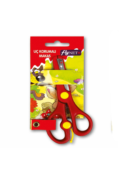 FLY COLOR Children's Scissors with Tip Protection