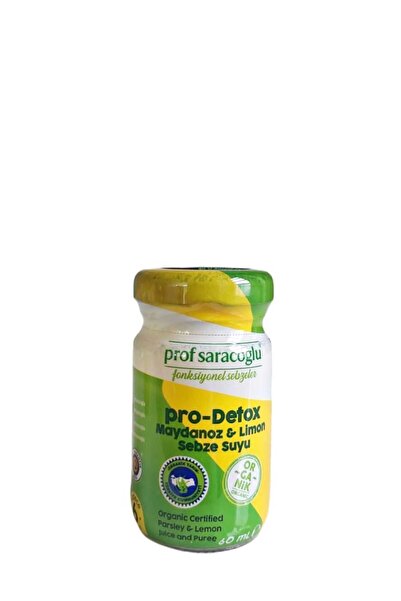 prof saracoglu Pro Detox Organik Maydanoz & Limon Shot (5 X 60 ML)