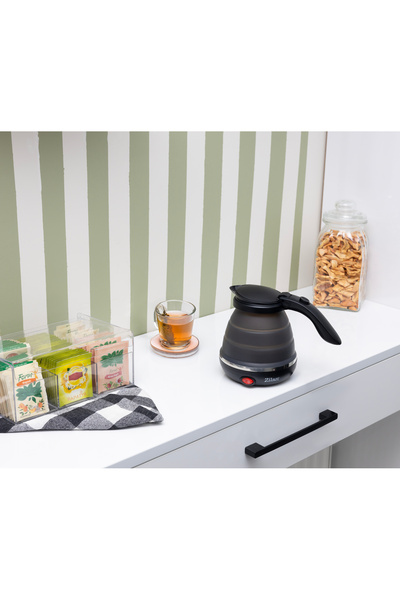 Zilan ZLN1986 Su Isıtıcı | 0,5 L. | 750W Katlanabilir Mini Seyahat Kattle | Paslanmaz Çelik Tabanı