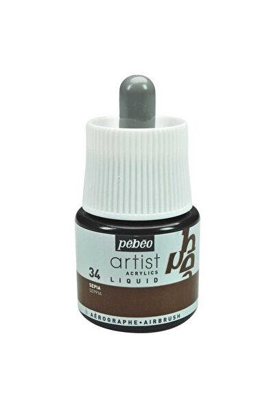 Pebeo Artist Likit Akrilik Mürekkep 45ml Şişe Encre Sepia