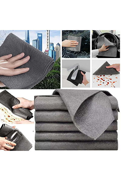 awwaline Set 5 lavete magice din microfibră, Awwaline, gri, 30x30 cm