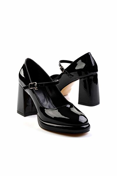 Bambi Siyah Kadın Klasik Topuklu Ayakkabı K01231414608