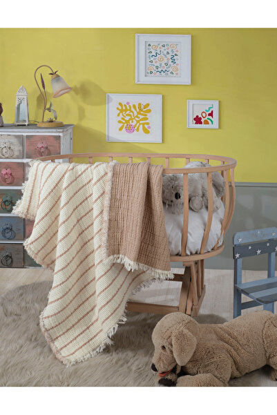 luxtex بطانية موسلين للأطفال/الأطفال مبطنة 5 طبقات، بطانية أطفال متعددة الأغر...