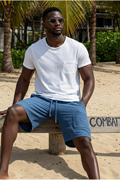 Combattente Müslin Erkek Şort Organik Pamuk