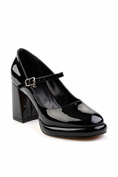 Bambi Siyah Kadın Klasik Topuklu Ayakkabı K01231414608