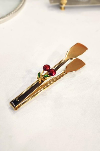 HENNA İÇ VE DIŞ TİCARET Mini Candy Tongs with Cherry Figures