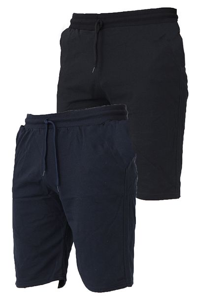 Lukitus 2 Thread Knitted Cotton Men's Shorts 2 Pieces