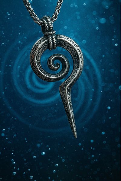 Viking Inka Totem Scepter Snake Necklace - Maya -aztek Necklace