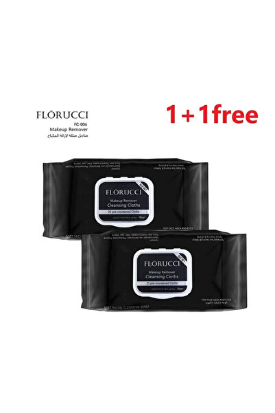 Florucci مناديل إزالة المكياج - 25 منديل - FC-006