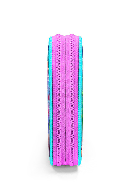 Coral High Mavi Su Yeşili Denizatı Desenli Çift Katlı Kalem Çanta 11144