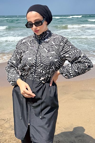 Tesettür Diyarı Denista 3-Piece Hijab Swimsuit Set