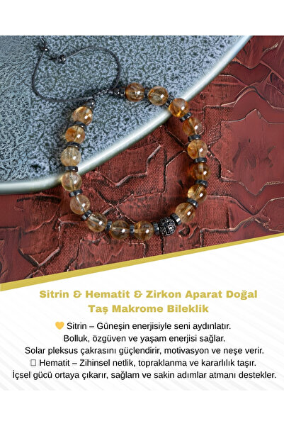 Saff Doğal Taş سوار من الأحجار الكريمة الطبيعية من السيلينيوم والهيماتيت والز...