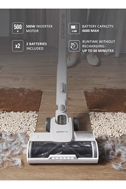 Polaris مكنسة كهربائية لاسلكية عمودية 7 في 1