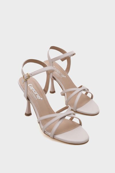 Capone Outfitters Stefanie Round Toe Strappy Mid Heel Women's Sandals