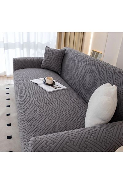 uzhanem Seat Cover Sofa Cover 1 Piece Lycra for 3 Seater Seats High Quality