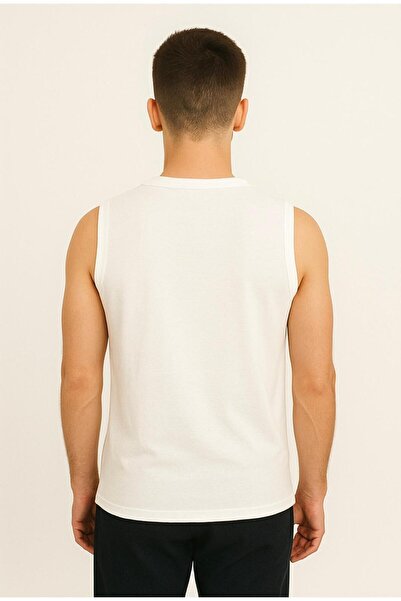 AXXEL Men's White Strap T-Shirt-D690