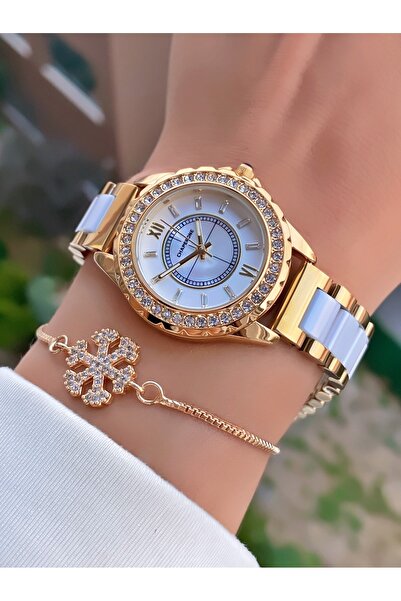 Merand Yellow Silver Color- Women's Wrist Watch