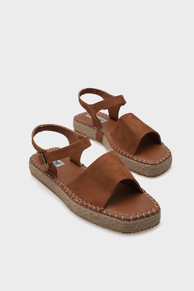 Capone Outfitters Γυναικεία εσπαντρίγια Brigid με λουράκι αστραγάλου ανοιχτό