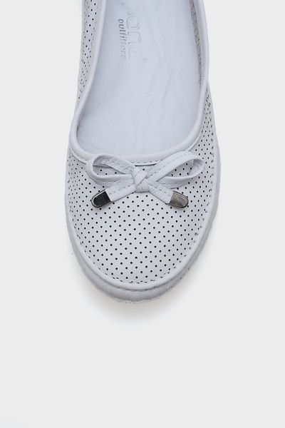 Capone Outfitters Breeze Saddled Laser Genuine Leather Women's Ballerinas