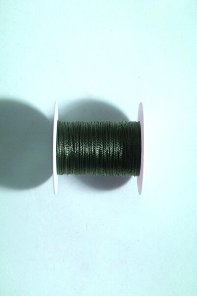 Eskişehir hobi sanat 100 μέτρα σκούρο πράσινο χάντρες προσευχής - 0,6 mm κορδόνι