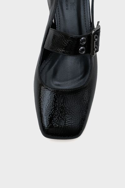 Capone Outfitters Sena Mid Heeled Mary Jane Buckle Women's Shoes