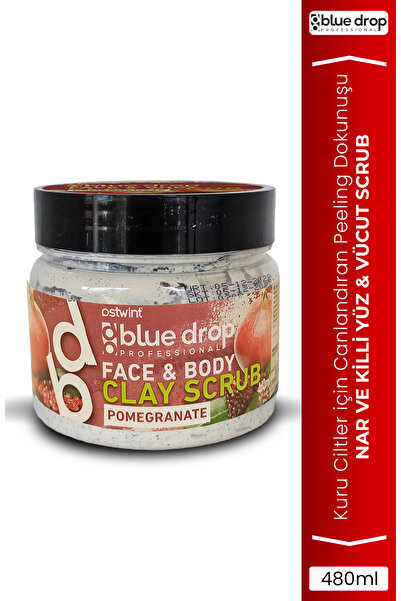 BLUE DROP Killi Yüz - Vücut Peeling Scrub, Temizleyici Pürüssüzleştirici Dola...