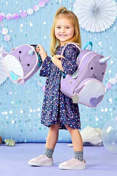 Skip Hop Σακίδιο πλάτης Zoo για κορίτσια Narwhal 210259 Μωβ