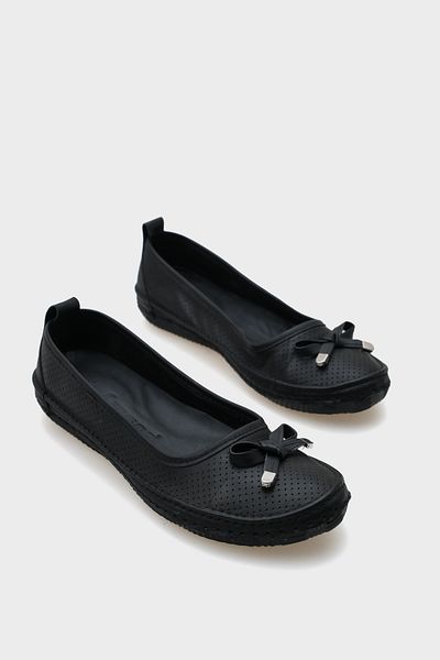 Capone Outfitters Breeze Saddled Laser Genuine Leather Women's Ballerinas