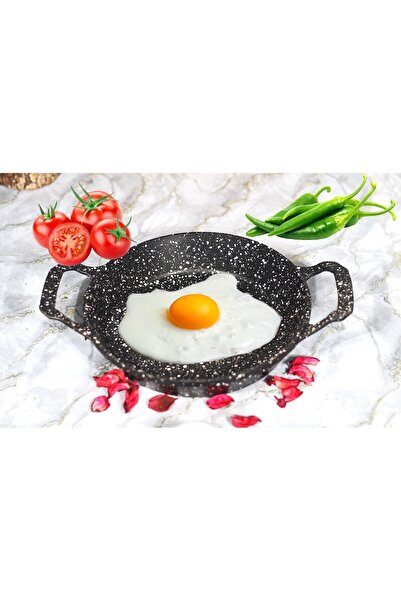 Turnberry Anatolia 3-Piece Granite Cast Non-Stick Double Handle Saucepan Set, 3-Piece Pan Set 18-20-22cm