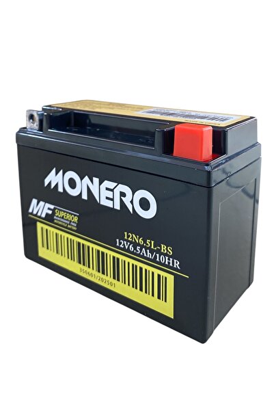 MOTORKİT MK Motosiklet Akü Monero 12 V 6.5 Ah CG - Agk - Kuba Çita - Falcon ( Ölçü 138*65*100 )