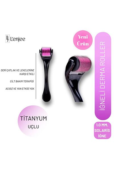 Dermaroller ديرما رولر بإبرة Sorelis 540 ذات طرف من التيتانيوم، مقاس 1.0 مم، Glrshop