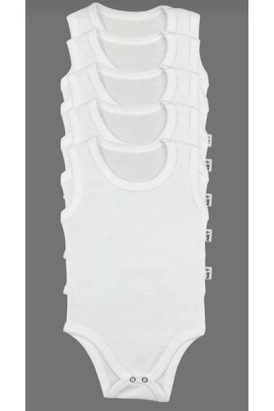 Next Baby Organic Cotton 5-Pack Sleeveless Baby Tank Top Body
