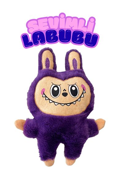 esdishopping Labubu Plush Toy – Popular Cute Soft Sleeping and Playmate 35 cm